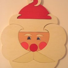 Puzzle en bois Père Noël